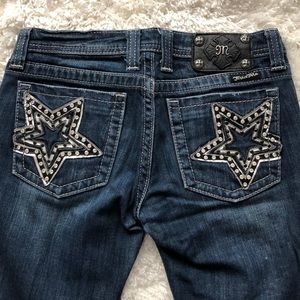 Miss Me Jeans With Star Pockets 